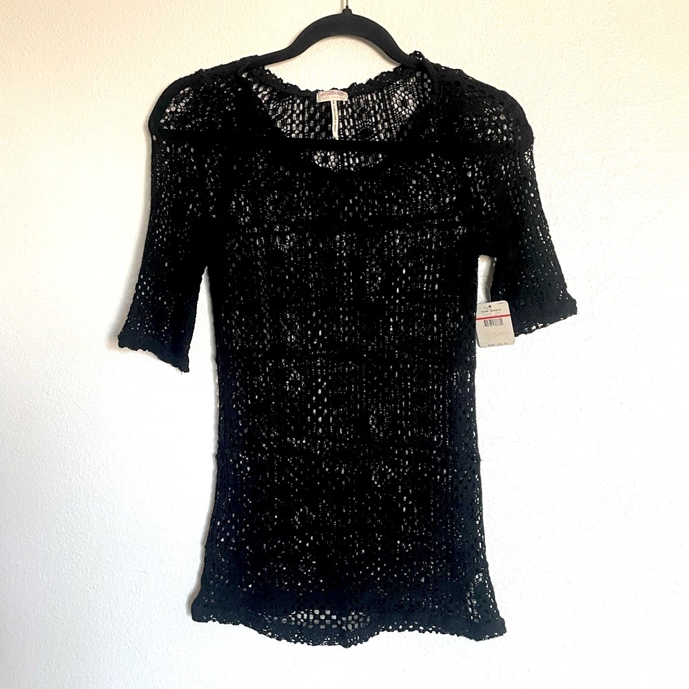 Free People Intimately Crocheted Top